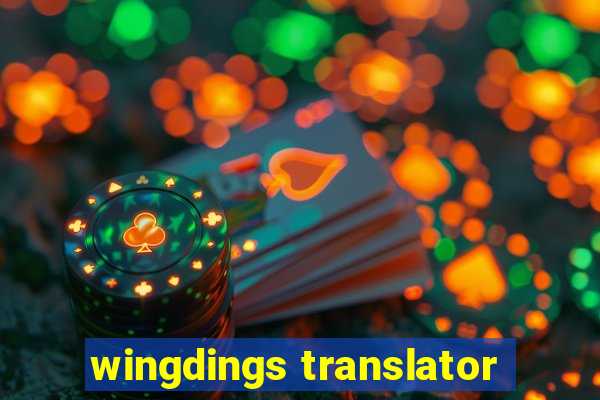 wingdings translator